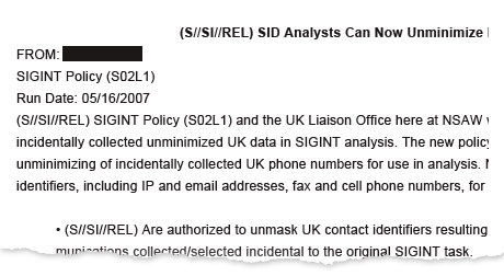 Click to enlarge NSA leak