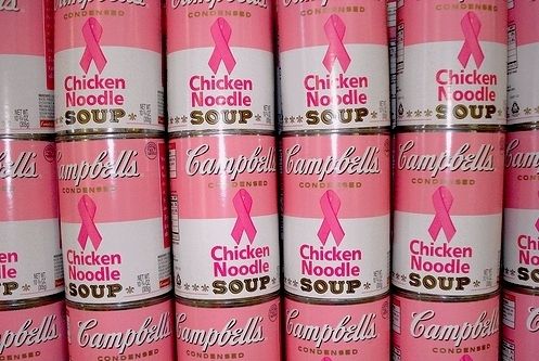 Click to enlarge pink ribbon soup