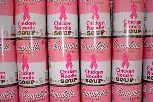 Click to enlarge pink ribbon soup