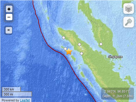 Earthquake in Indonesia