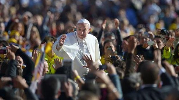 Click to enlarge Pope Francis