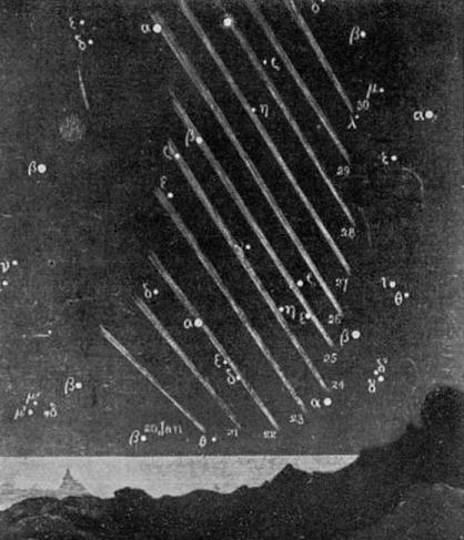 Click to enlarge Great Southern Comet of January 1887