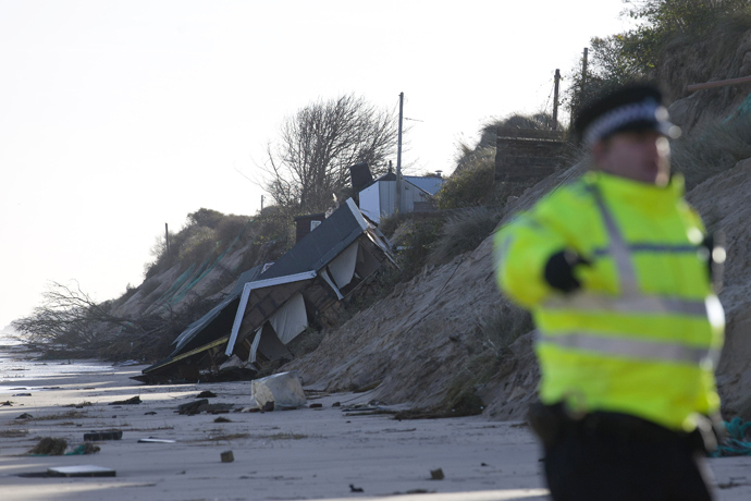 Click to enlarge Storm Xaver, tidal surge at Hemby