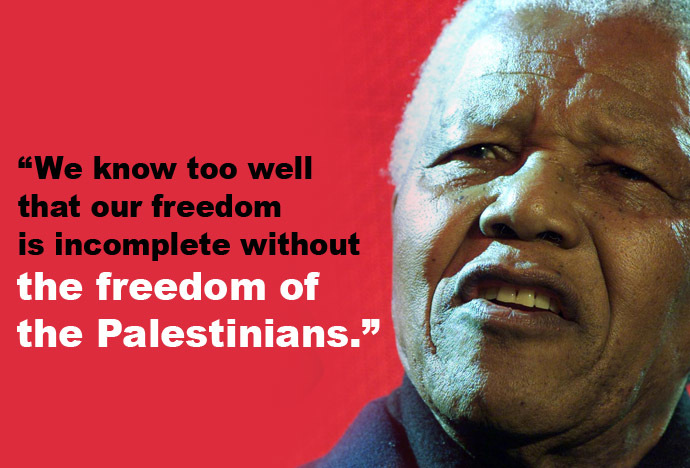 Nelson Mandela speaks for the Palestinians