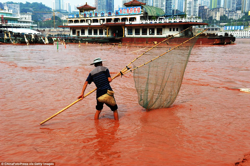 Fisherman in the Yangtze