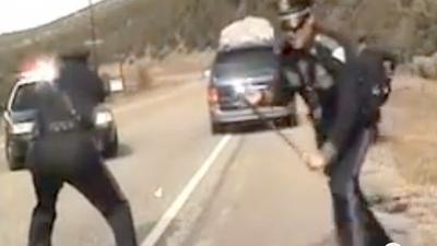 nm cops shoot van
