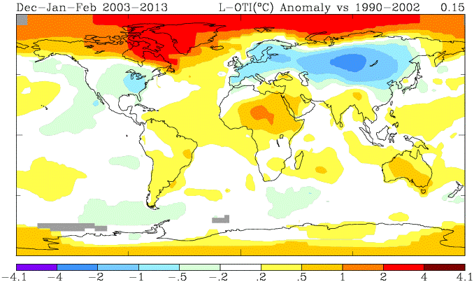 Click to enlarge Global wintertime temperature distribution