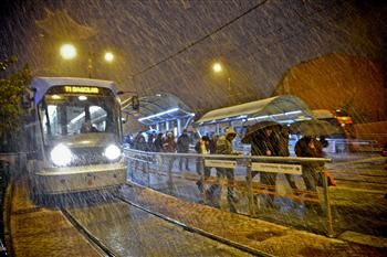 Istanbul snow