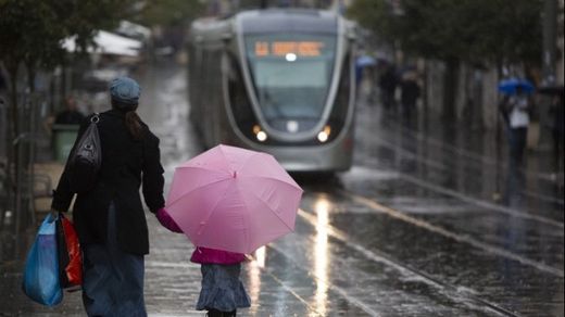 Jerusalem rain