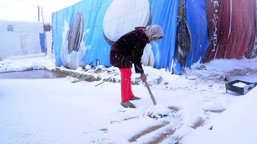 lebanon snow storm