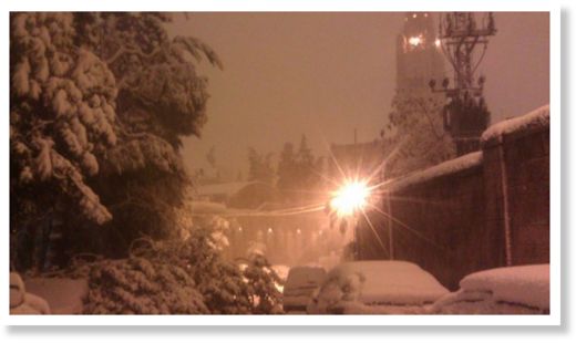 snow jerusalem
