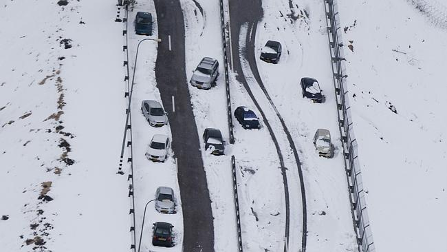 Snowstorm in Jerusalem