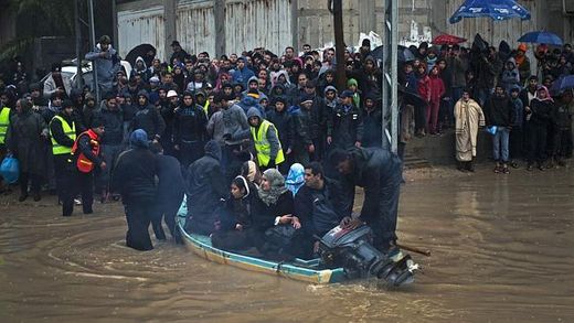 Flooding in Gaza strip