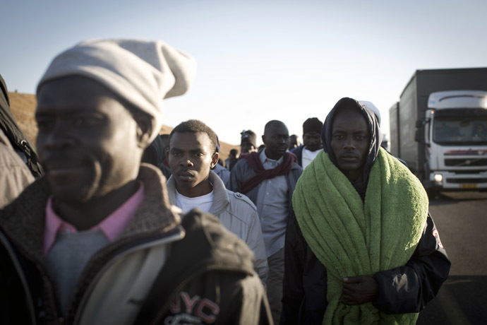 israel african protest2