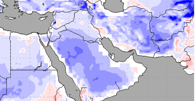 Click to enlarge Deep freeze for the Middle East