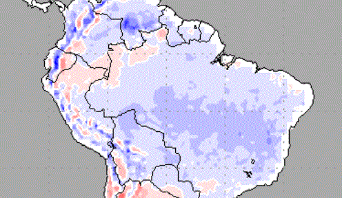 Click to enlarge Cold in South America