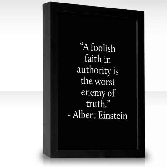 Click to enlarge Einstein's Quote
