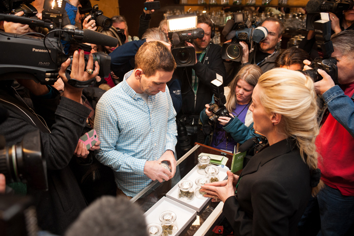 Betty Aldworth at the 3-D Denver Discrete Dispensary 