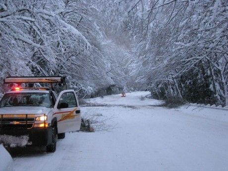 Snowed in truck