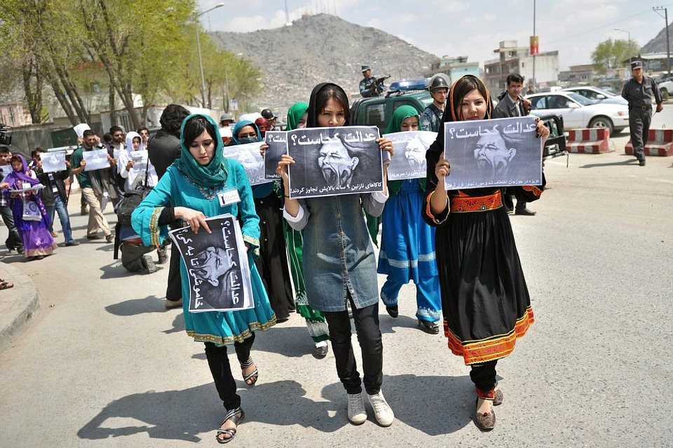 afghan protest