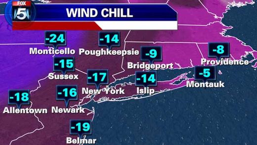 New York Chill map