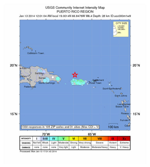 Hatillo Quake_130114
