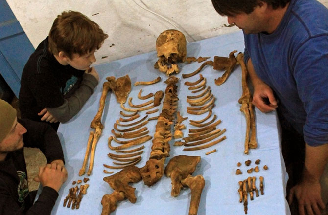 skeleton of Woseribre Senebkay
