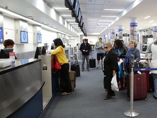 Stranded air passengers