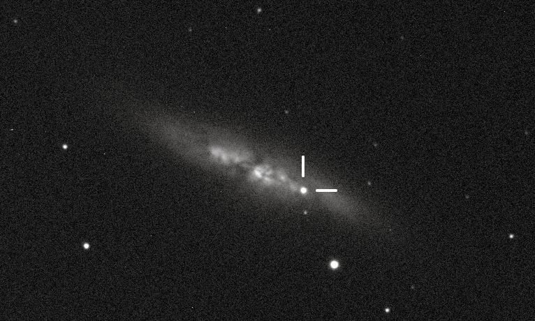 Click to enlarge M82 Supernova