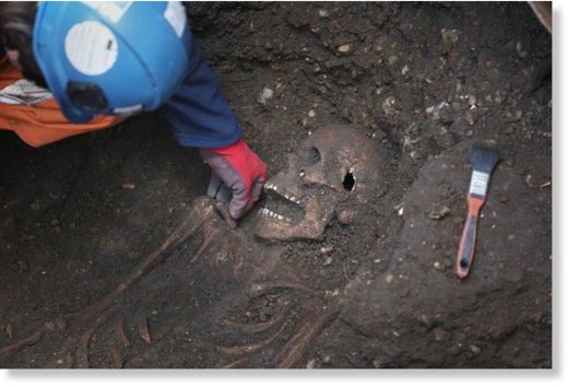 Black Death burial