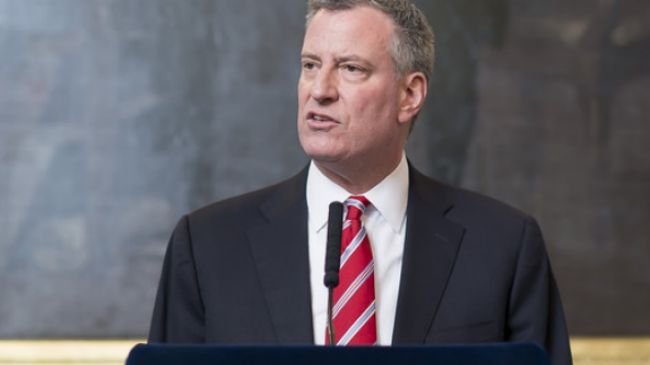New York City Mayor Bill de Blasio