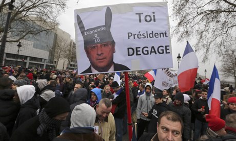 Anti Hollande Protest