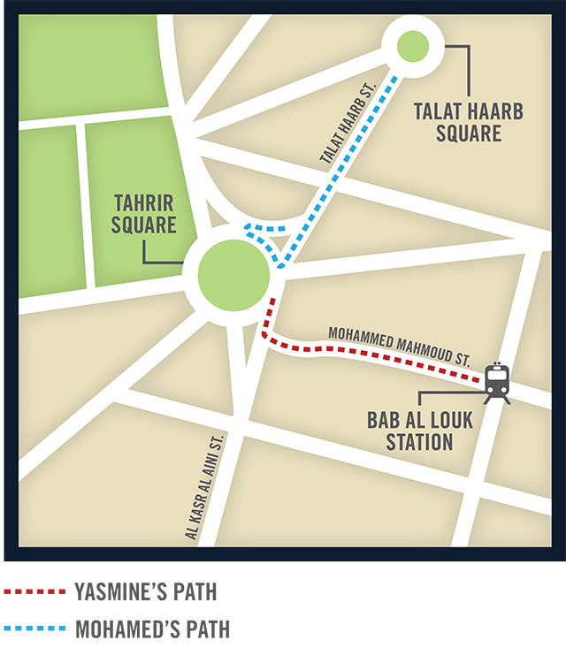 Yasmine's path