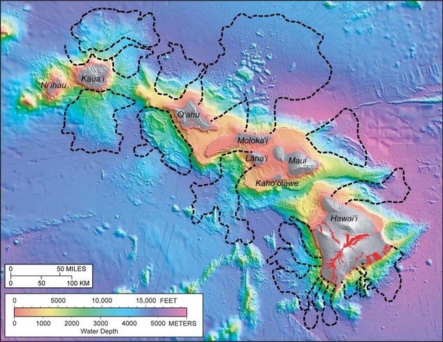 hawaiian volcano formation