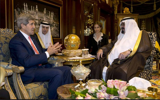 Kerry and king Abdullah