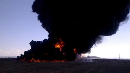 Oil pipeline attack