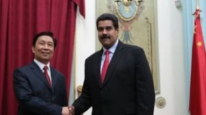 Click to enlarge Li Keqiang and Nicolas Maduro