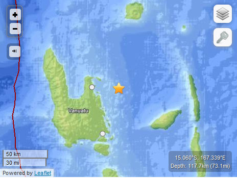 Earthquake Vanuatu