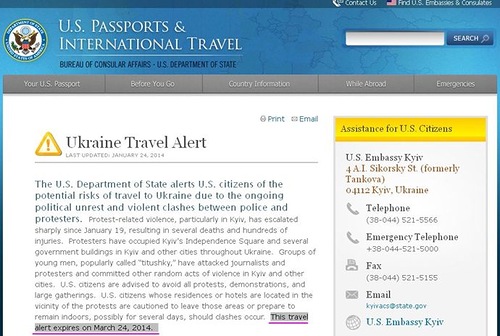 ukraine travel alert