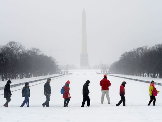 Click to enlarge Snowstorm in Washington