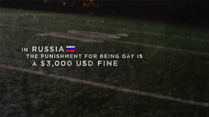 Click to enlarge Gay anti-Russian propaganda