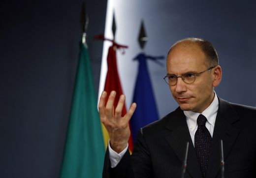 Click to enlarge Enrico Letta