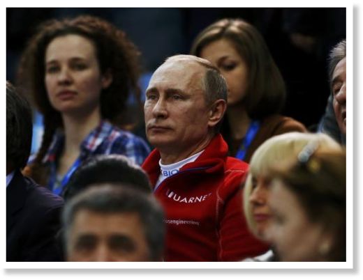 Click to enlarge Putin at games