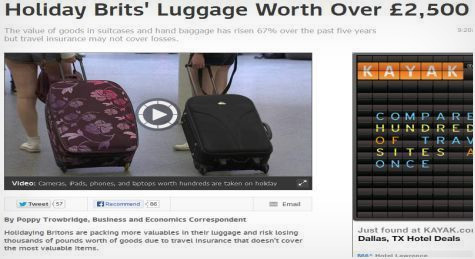 Click to enlarge Luggage Ad