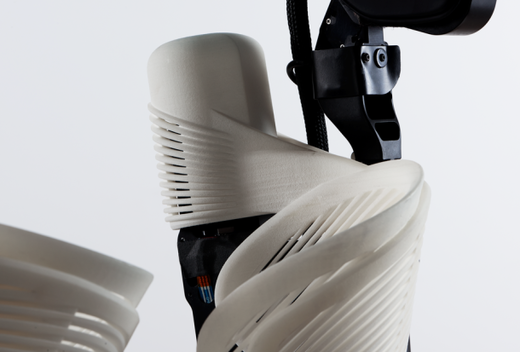 Click to enlarge 3D printed exoskeleton