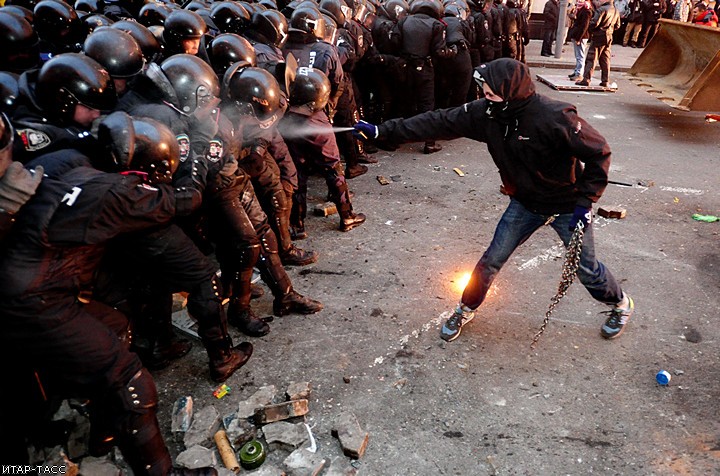 Ukraine riot