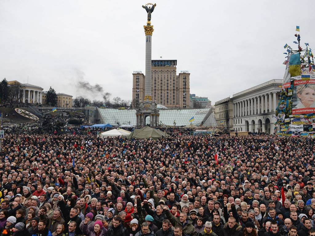 Protests continue in Kiev Ukraine