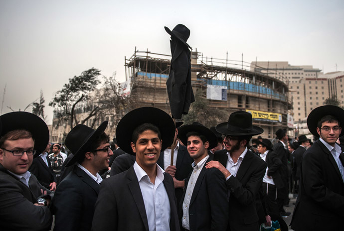 Click to enlarge Ultra-Orthodox Jews
