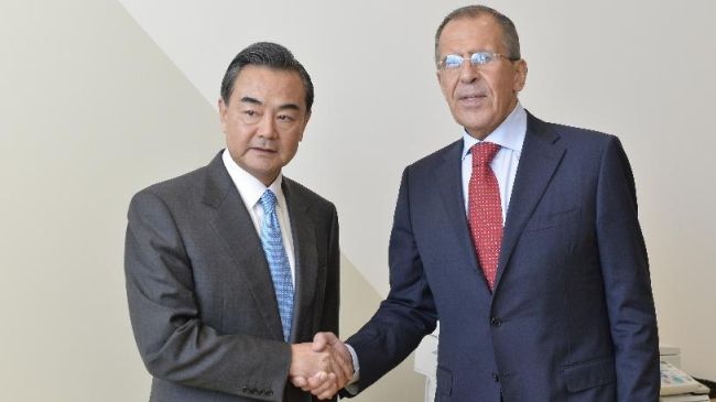 China and Russia's foreign ministers