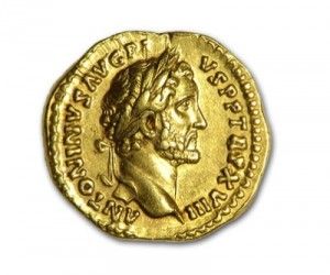 roman coin in china